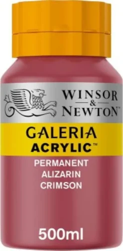 Winsor & Newton - Galeria Akrylmaling - Alizarin Crimson 500 ML