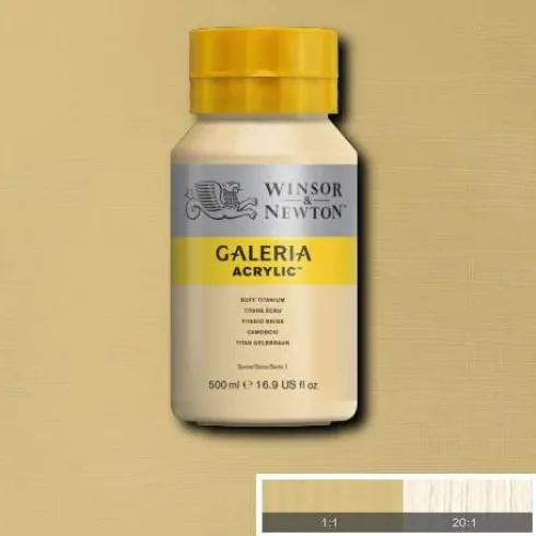 Winsor & Newton - Galeria Akrylmaling - Buff Titanium 500 ML