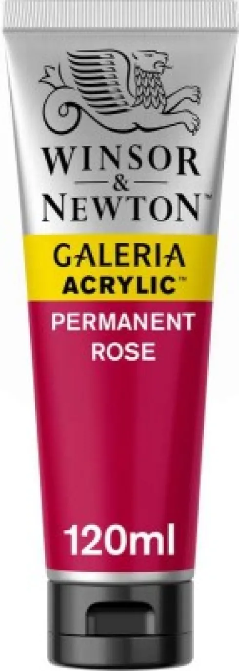 Winsor & Newton - Galeria Akrylmaling - Permanent Rose 120 ML