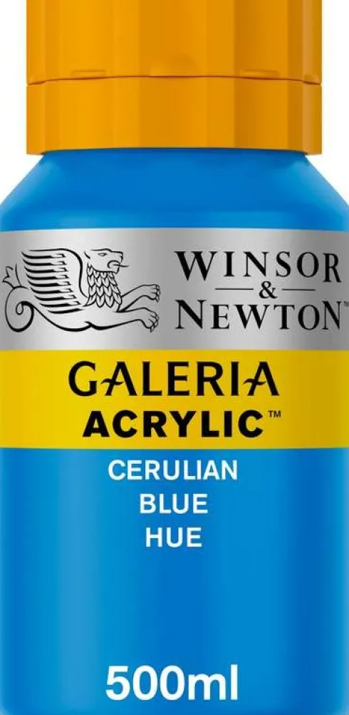 Winsor & Newton - Galeria Akrylmaling - Cerulean Blue Hue 500 ML