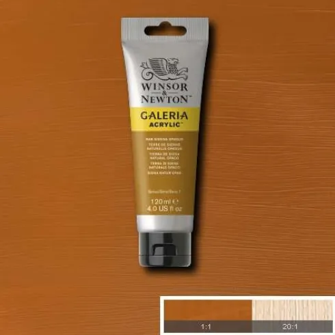 Winsor & Newton - Galeria Akrylmaling - Raw Sienna Opaque 120 ML