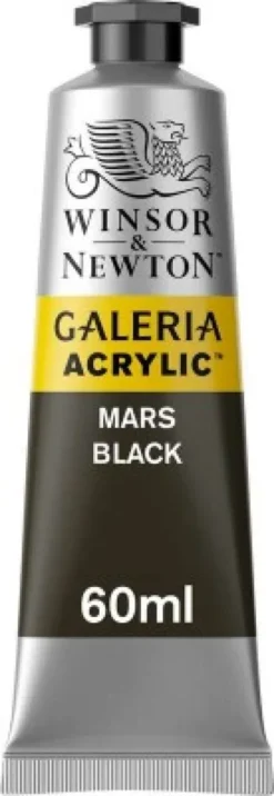 Winsor & Newton - Galeria Akrylmaling - Mars Sort 60 ML