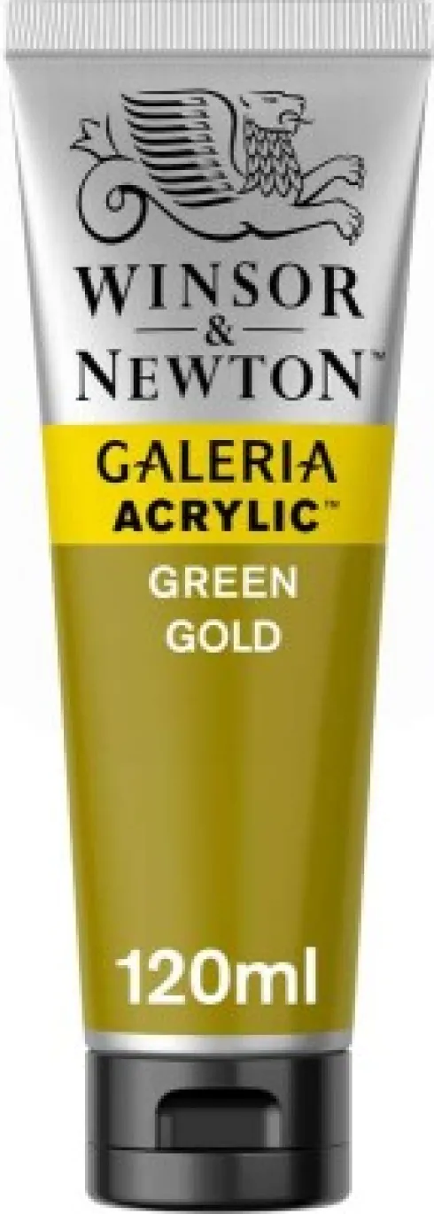 Winsor & Newton - Galeria Akrylmaling - Green Gold 120 ML