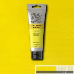 Winsor & Newton - Galeria Akrylmaling - Lemon Yellow 120 ML