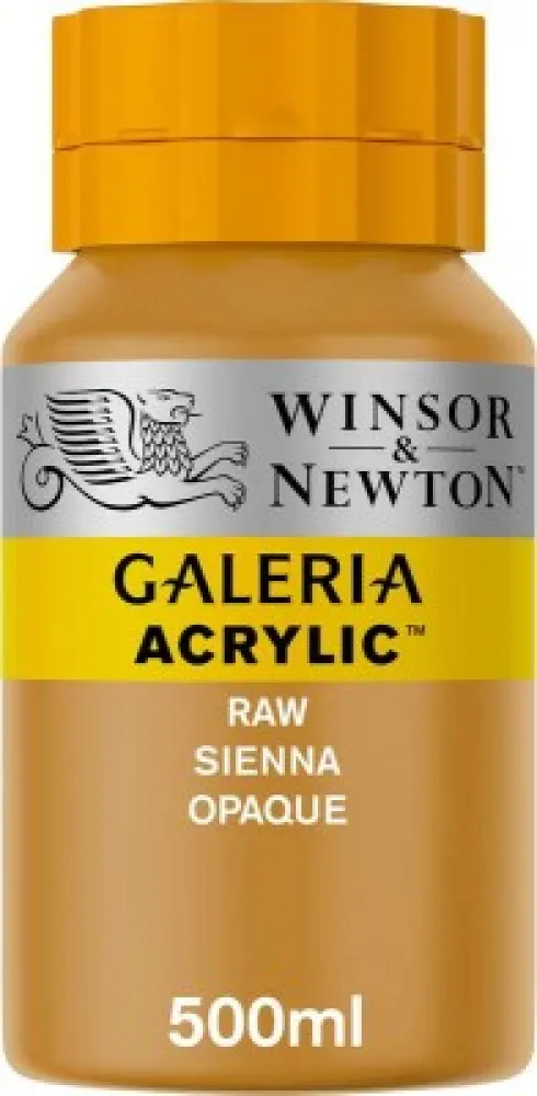 Winsor & Newton - Galeria Akrylmaling - Raw Sienna Opaque 500 ML