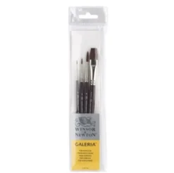 Winsor & Newton - Galeria Brush Short Handle - Malerpensler 3 Stk