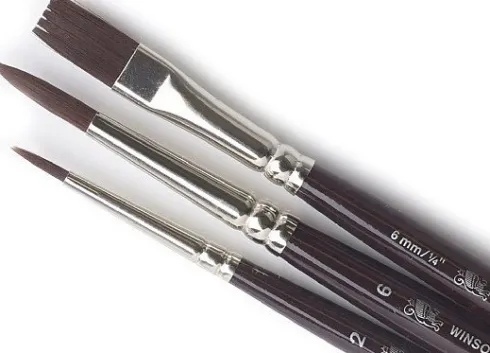 Winsor & Newton - Galeria Brush Short Handle - Malerpensler 3 Stk