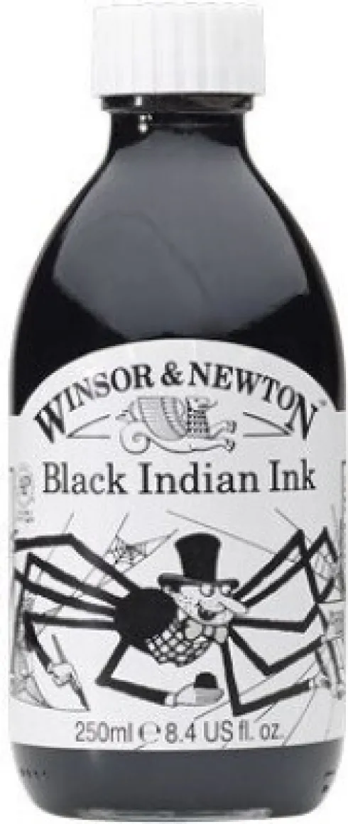 Winsor & Newton - Indian Ink - Blæk - Sort 250 ML