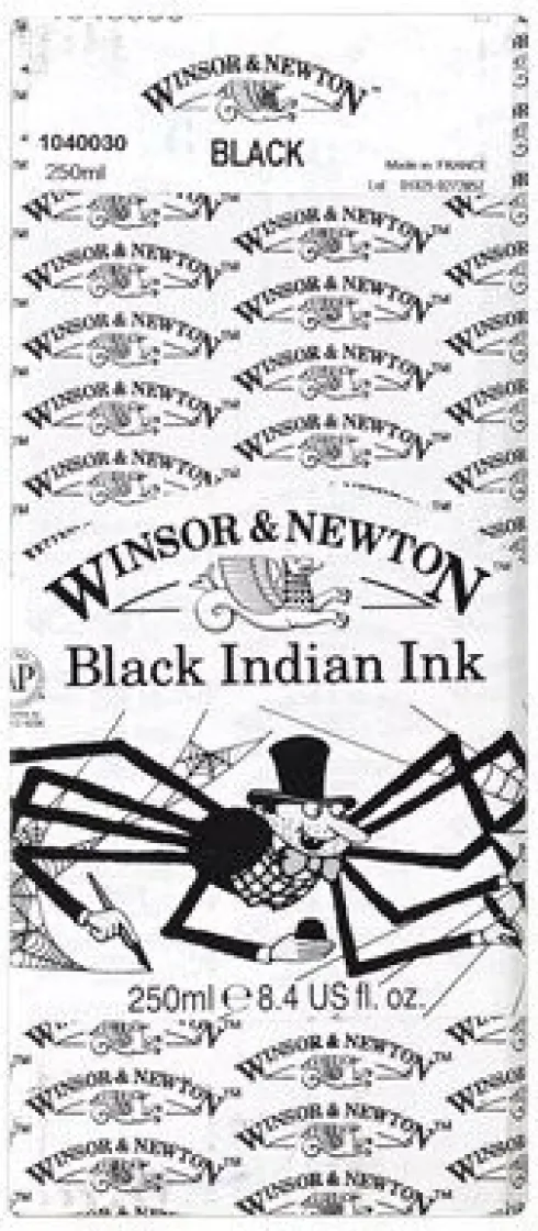 Winsor & Newton - Indian Ink - Blæk - Sort 250 ML