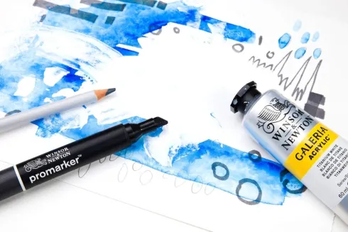Winsor & Newton - Mixed Media Skitseblok 250G 28X36 CM - 30 Sider