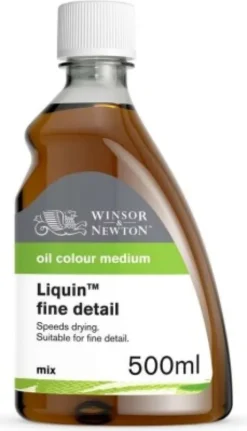 Winsor & Newton - Oil Colour Medium - Liquin Fine Detail 500 ML - Olie Medium