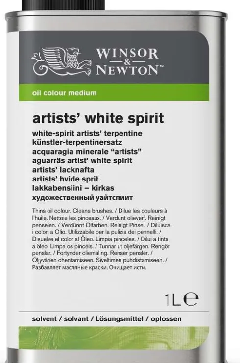Winsor & Newton - Oil Colour Solvents Artists White Spirit 1000 ML