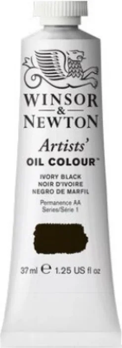 Winsor & Newton - Oliemaling - Artists - Ivory Black 37 ML