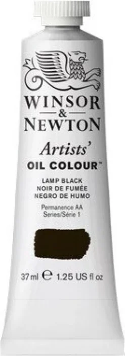 Winsor & Newton - Oliemaling - Artists - Lamp Black 37 ML