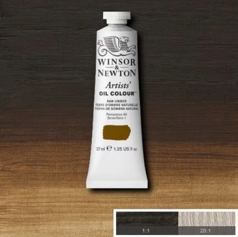 Winsor & Newton - Oliemaling - Artists - Raw Umber 37 ML