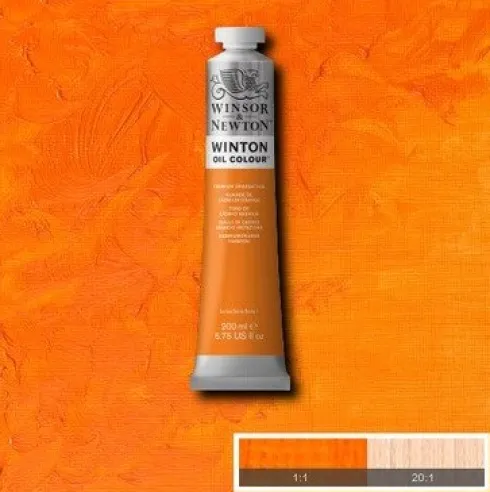 Winsor & Newton - Oliemaling - Cadmium Orange Hue 200 ML
