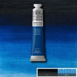 Winsor & Newton - Oliemaling - Winton - Prussian Blue 200 ML