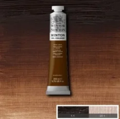 Winsor & Newton - Oliemaling - Winton - Burnt Umber 200 ML