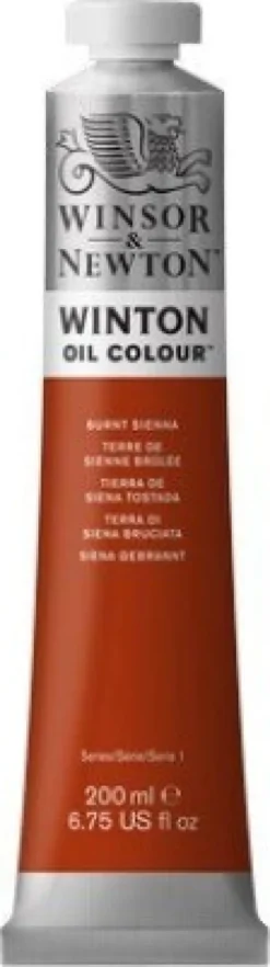 Winsor & Newton - Oliemaling - Winton - Burnt Sienna 200 ML