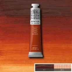 Winsor & Newton - Oliemaling - Winton - Burnt Sienna 200 ML