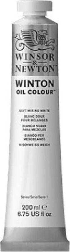 Winsor & Newton - Oliemaling - Winton - Soft Mixing White 200 ML