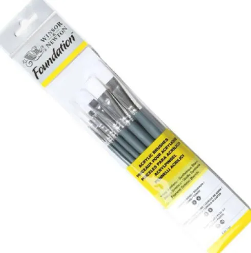 Winsor & Newton - Pensler - Foundation - 6 Stk