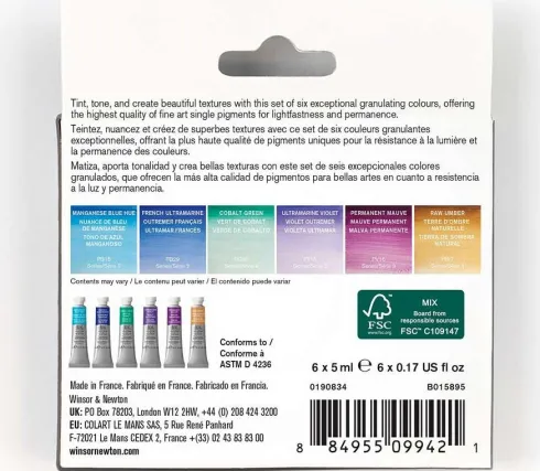 Winsor & Newton - Professional Watercolour - Granulating - 6X5 ML