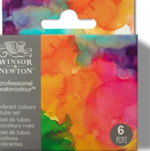 Winsor & Newton - Professional Watercolour - Vibrant Set - 6X5 ML