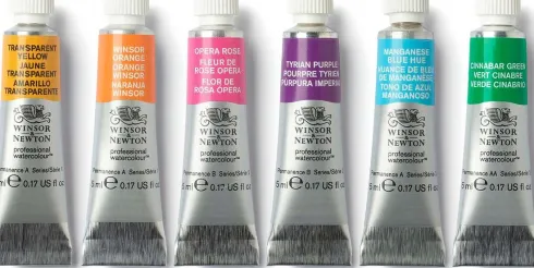 Winsor & Newton - Professional Watercolour - Vibrant Set - 6X5 ML