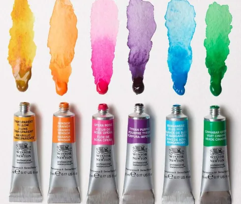Winsor & Newton - Professional Watercolour - Vibrant Set - 6X5 ML