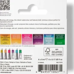 Winsor & Newton - Professional Watercolour - Vibrant Set - 6X5 ML