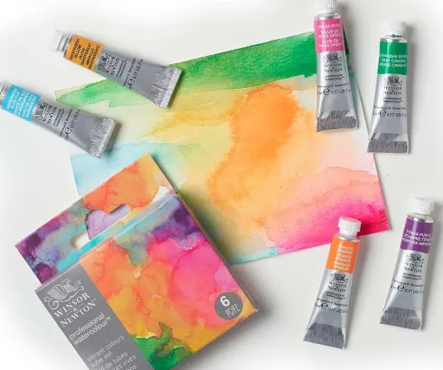 Winsor & Newton - Professional Watercolour - Vibrant Set - 6X5 ML