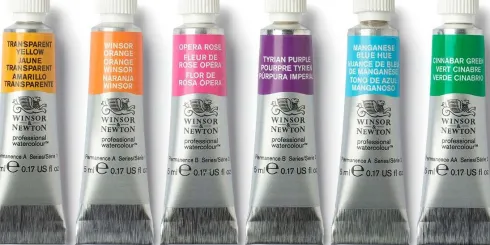Winsor & Newton - Professional Watercolour - Vibrant Set - 6X5 ML