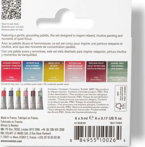 Winsor & Newton - Professional Watercolour - Mindful Set - 6X5 ML