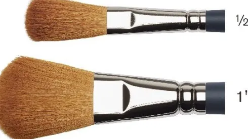 Winsor & Newton - Professional Watercolour Brush - Synt Sable Mop 1'