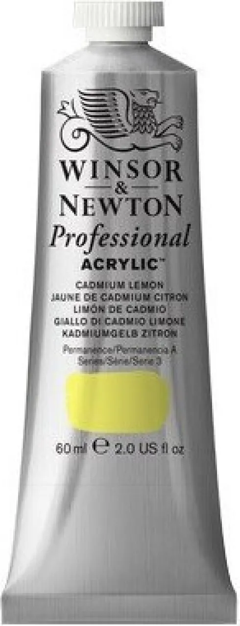 Winsor & Newton - Proff Akrylmaling - Cadmium Lemon 60 ML