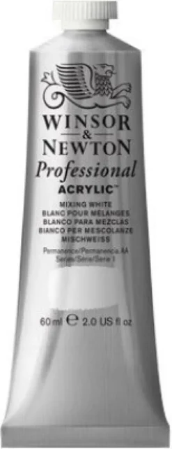 Winsor & Newton - Proff Akrylmaling - Mixing White 60 ML