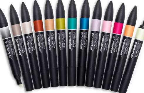 Winsor & Newton - Promarker Tusser - Manga Romance - 12+1 Dele
