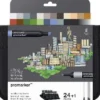 Winsor & Newton - Promarker Tusser - 24+1 Stk. - Architectural Tones