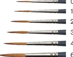 Winsor & Newton - Sable Rigger Pensel - Str. 3