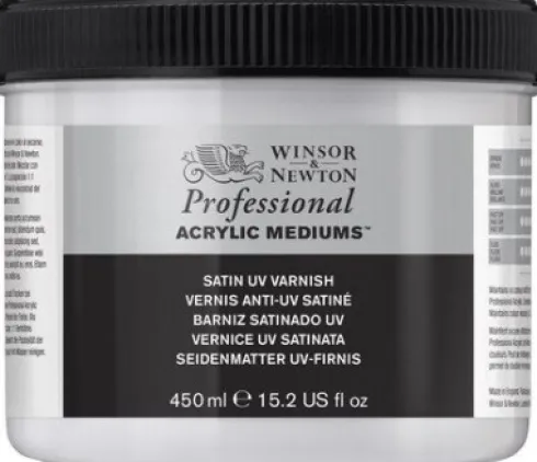 Winsor & Newton - Satin Uv Varnish - Satin Uv Lak 450 ML