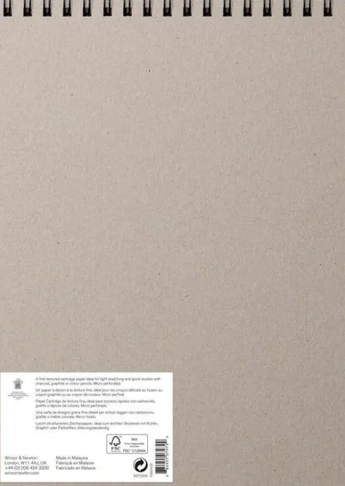 Winsor & Newton - Skitseblok - A4 110G 23X30,5 CM - 50 Sider