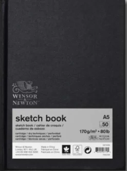 Winsor & Newton - Skitsebog - Sketchbook A5 170G - 50 Sider