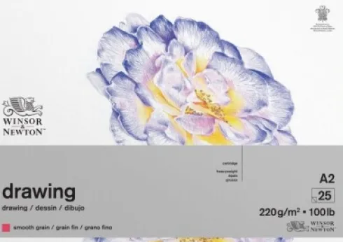 Winsor & Newton - Tegneblok - 220G A2 - Sider