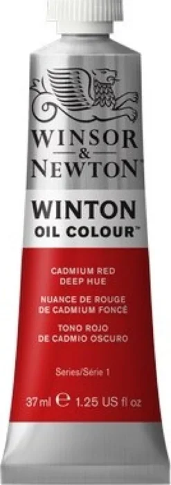 Winsor & Newton - Winton Oil Colour 37 ML - Cadmium Red Deep Hue 098