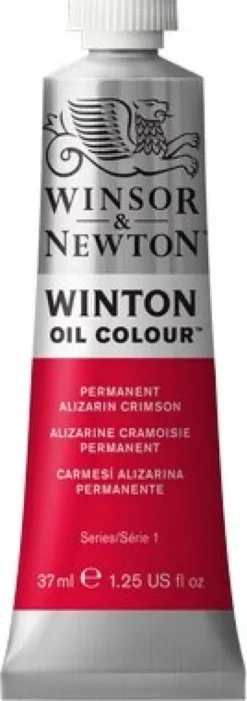 Winsor & Newton - Winton Oil Colour 37 ML - Permanent Alizarin Crimson 468