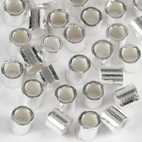 Wireklemmer - Ø 2 MM - Sterling Sølv - 50 Stk